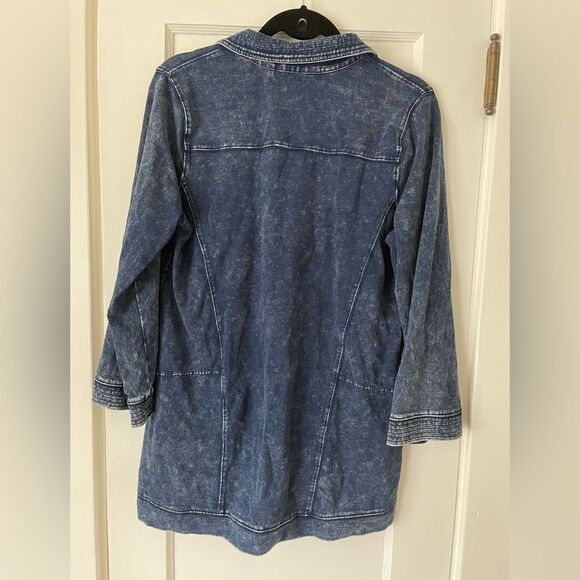 Soft Surroundings | Dark Blue Tunic with Pockets | Size Medium - Picture 2 of 4